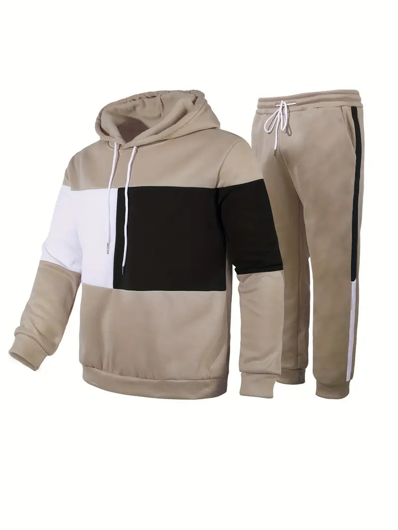 Herren Pullover Hoodie Set Warm Kuschelig