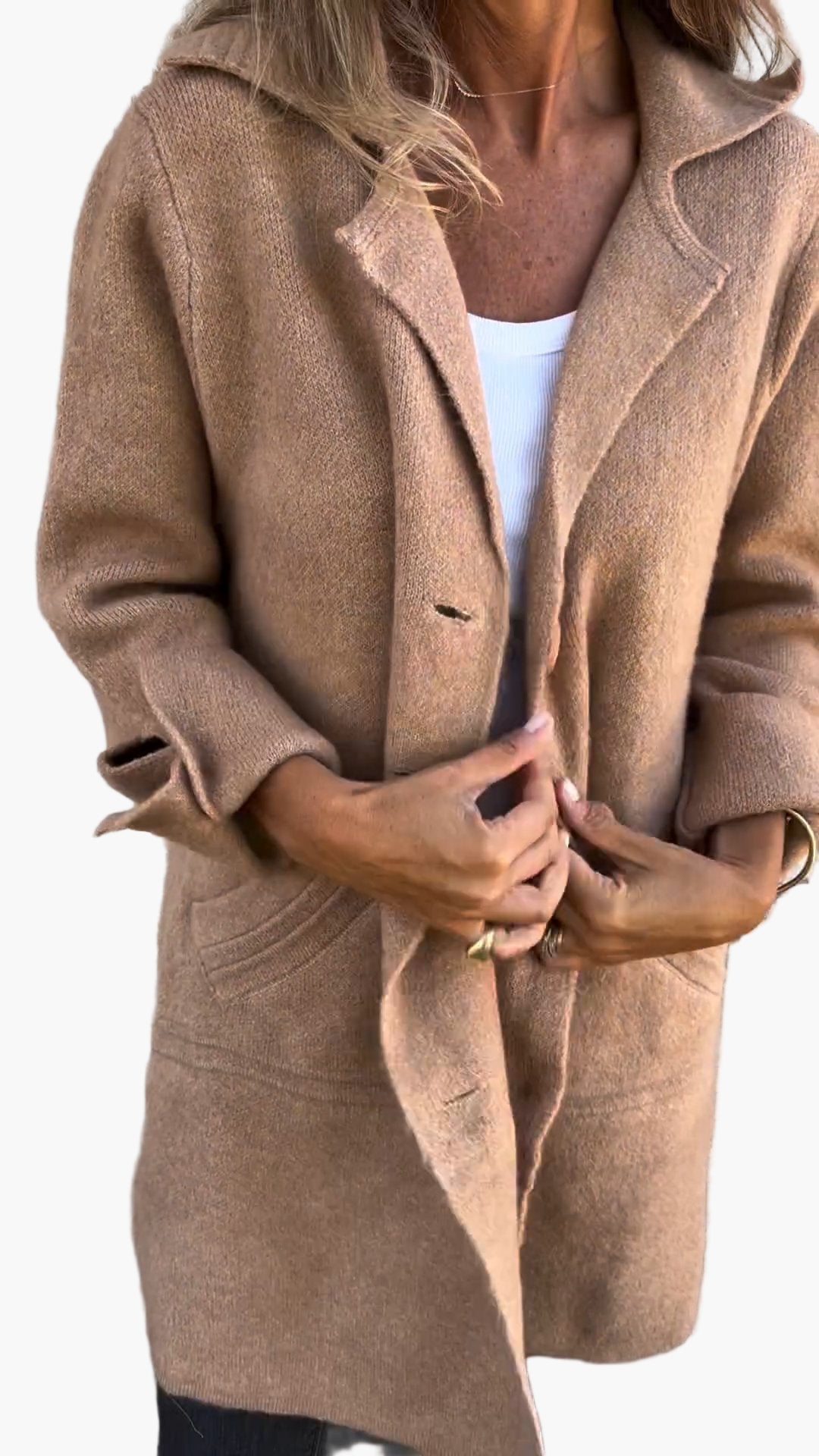 Damen Mantel Mode Oversized Stil