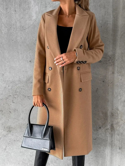 Damen Winterjacke Elegant Revers