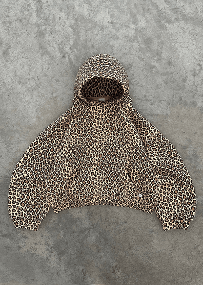 Stylischer Leoparden Hoodie Frauen