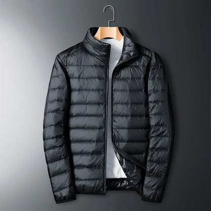 Herren Jacke Leicht Kragen Style - IdealeKleiden