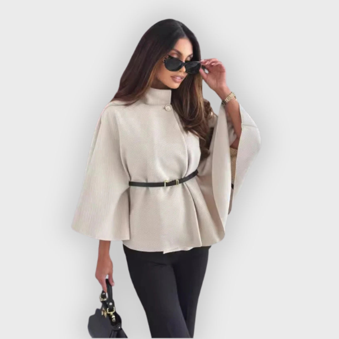 Stilvolle Schmetterlingsjacke Damen Gürtel