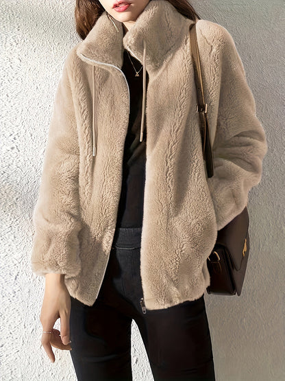 Weiche Fleecejacke Damen Winter