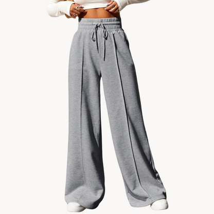 Bequeme Damen Jogginghose locker Sitzen - IdealeKleiden