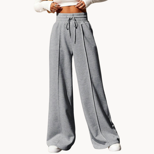 Bequeme Damen Jogginghose locker Sitzen - IdealeKleiden