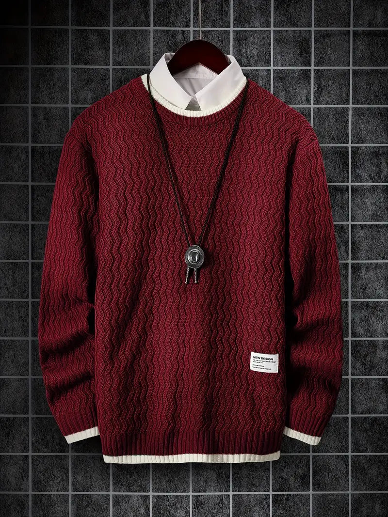 Lässiger Herren Pullover Relaxed Fit
