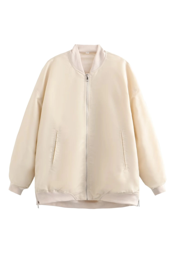 Modische Bikerjacke Oversized Style