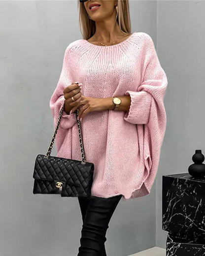 Stylische Damencape Pullover