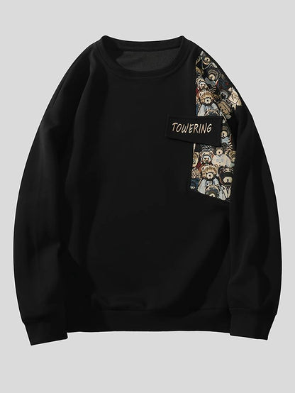 Stylisches Herren-Sweatshirt Bären-Design