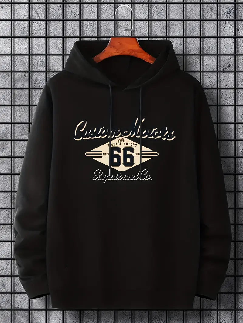 Retro Hoodie Männer Vintage Style
