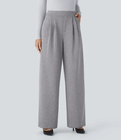 Elegante Damen-Hose mit hoher Taille - IdealeKleiden