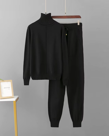Damen Kleid Set Elegant Komfortabel 2-teilig