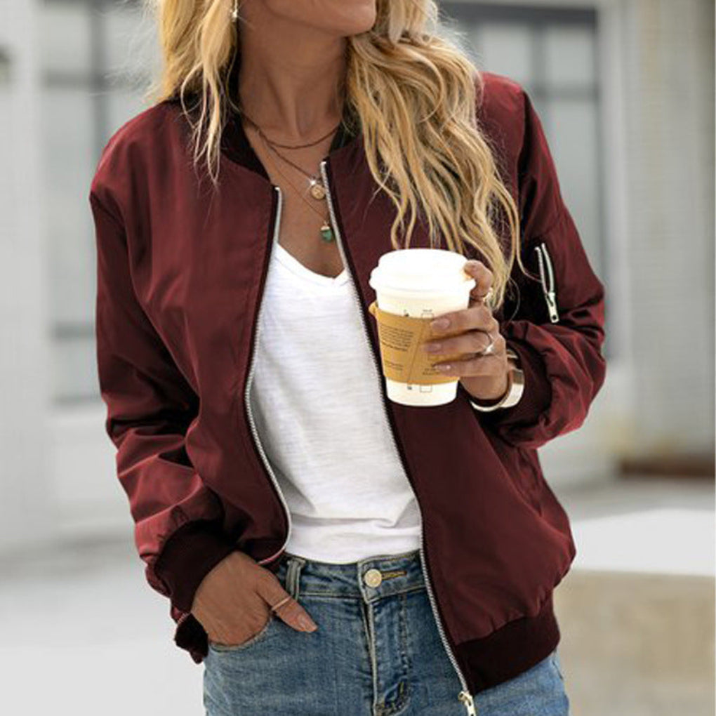 Stylische Damen Bomberjacke