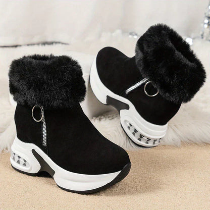 Weiche Damenstiefel Warm Gefüttert