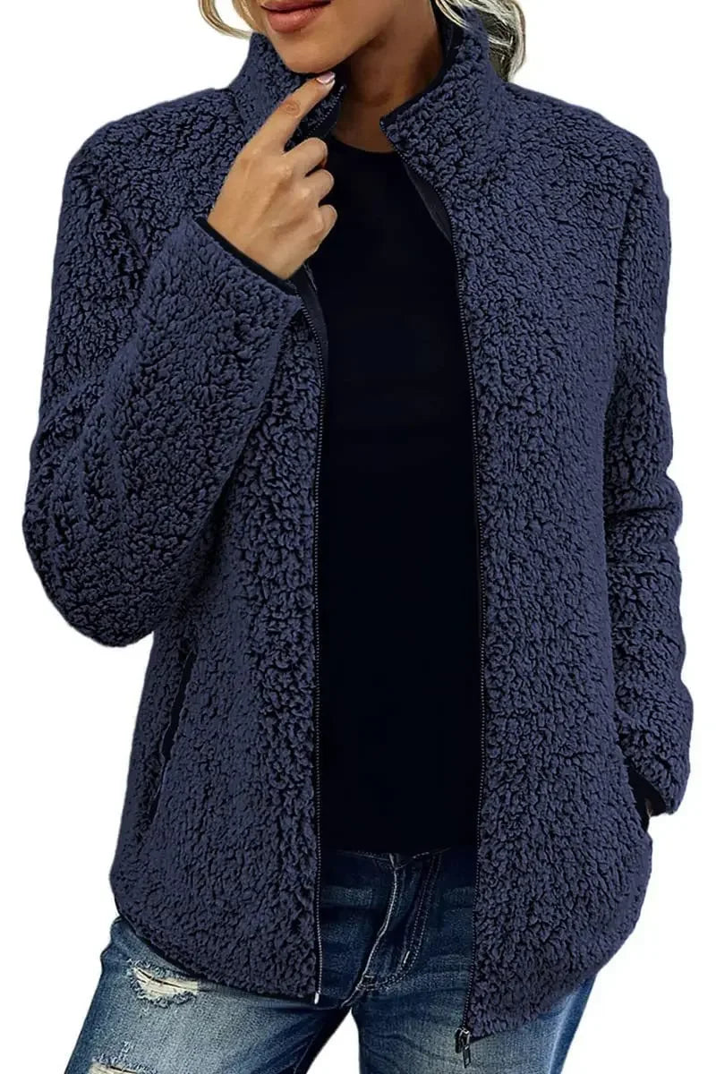 Stylische Fleecejacke Bequem Elegant