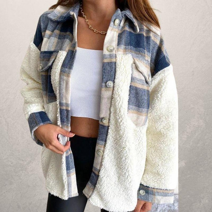 Damen Jacke Baumwolle Weich und Warm