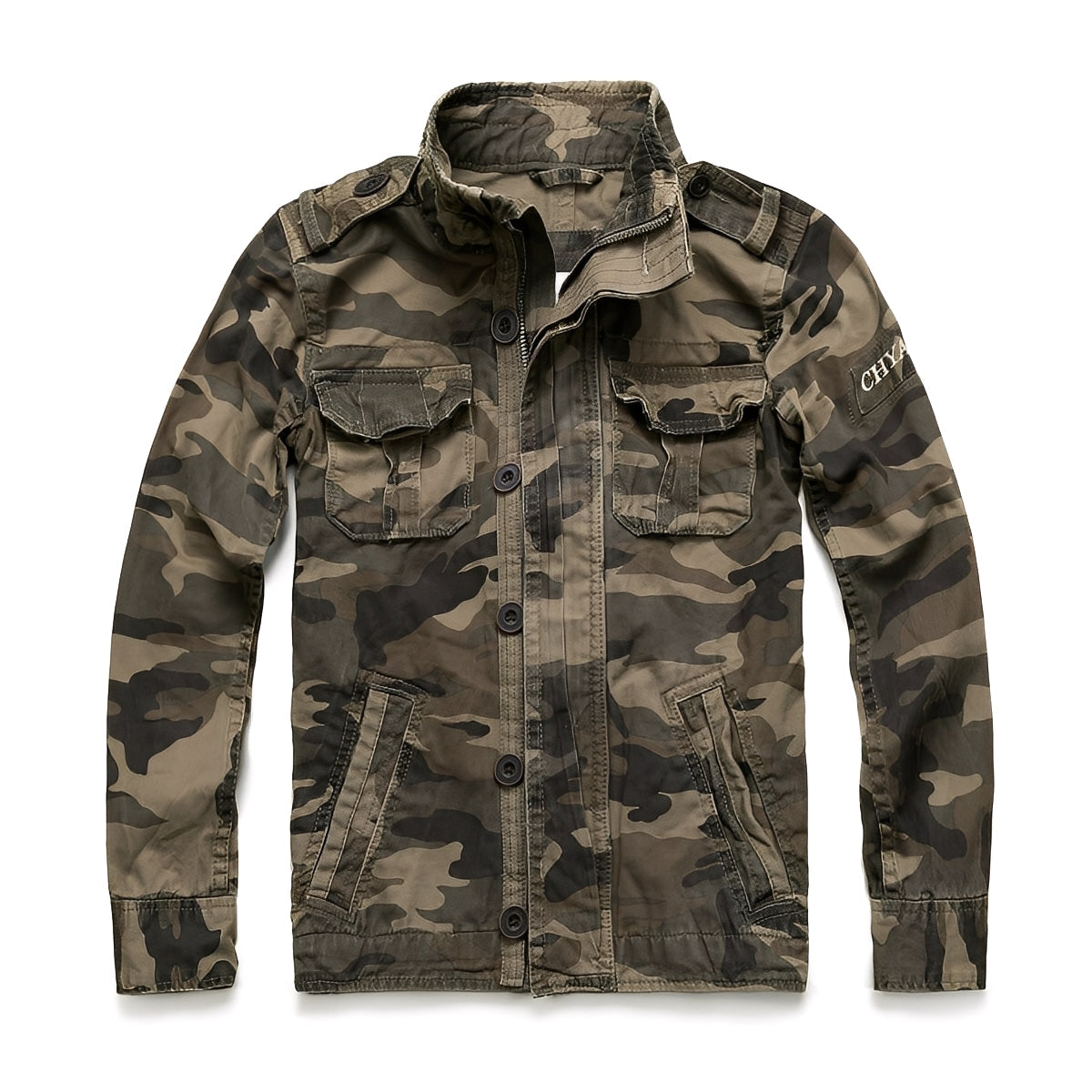Herren Denimjacke Klassisch Mit Taschen