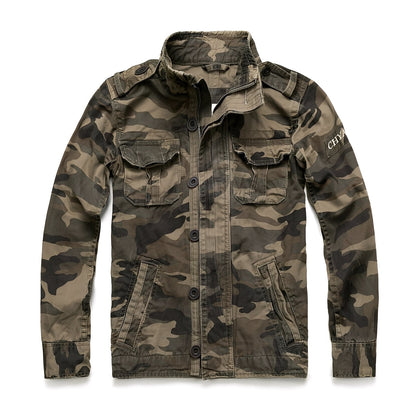 Herren Denimjacke Klassisch Mit Taschen