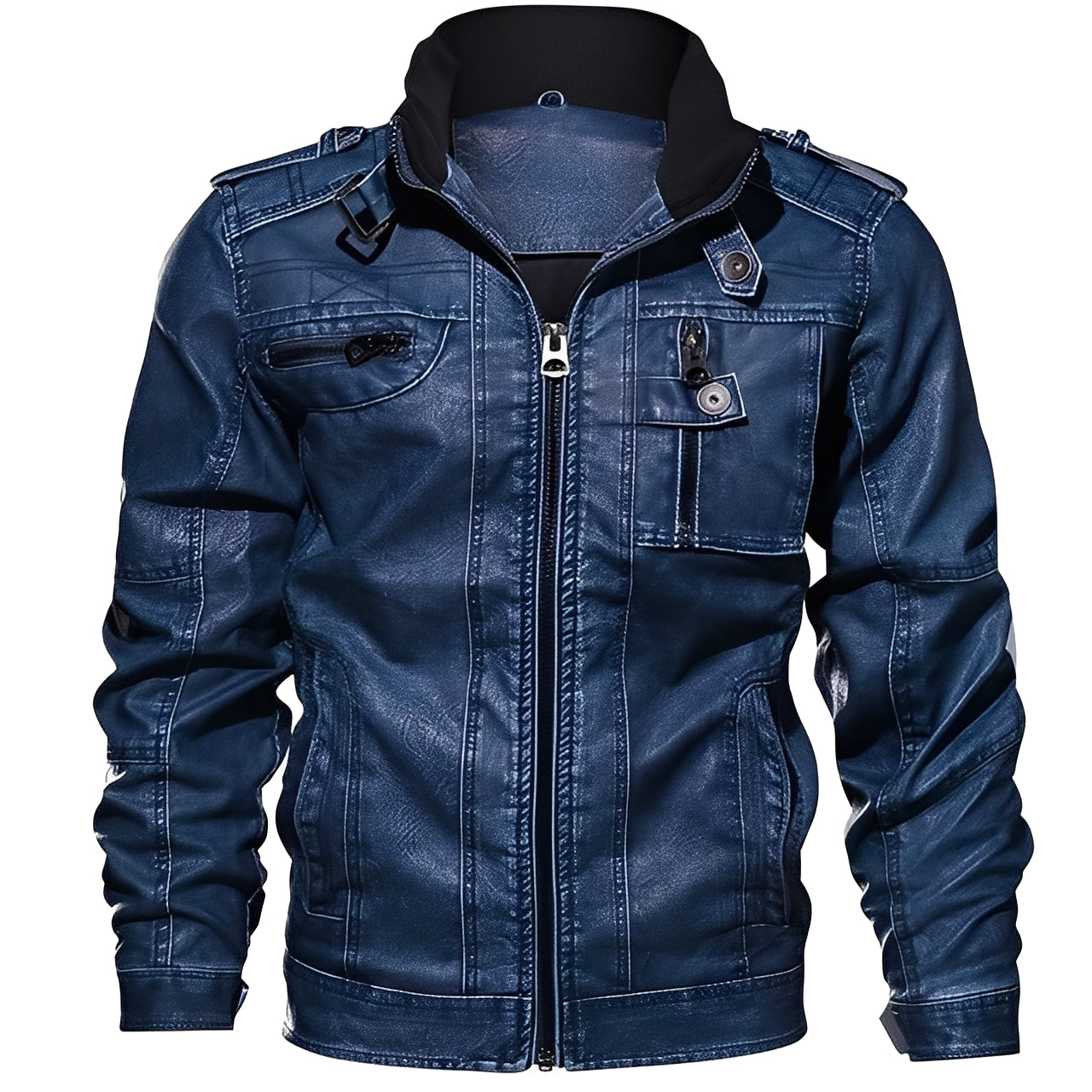 Elegante Lederjacke Herren Style