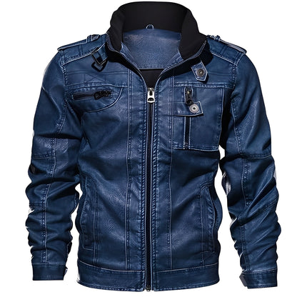Elegante Lederjacke Herren Style