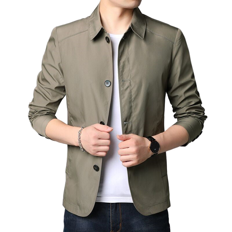 Stylische Herrenjacke Elegant Revers - IdealeKleiden