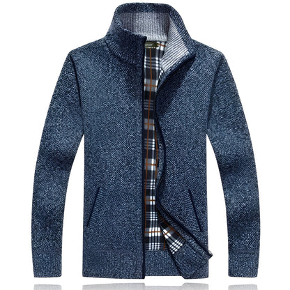 Stylischer Herren Cardigan Weich Fleece
