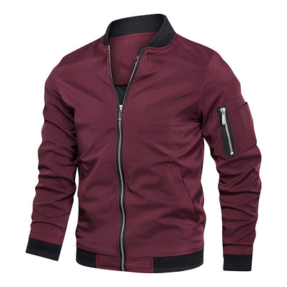 Stilvolle Bomberjacke Herren Sportlich Modern