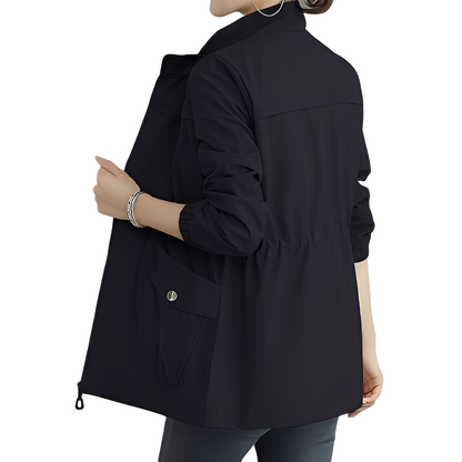 Moderne Damenjacke Verstellbare Taille Stilvoll