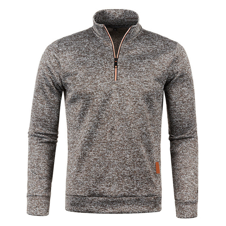 Weicher Strickpullover Damen Pullover mit Polo Kragen