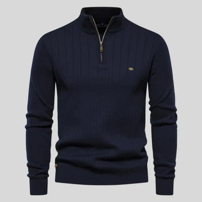 Herren Pullover Klassisch Halfzip