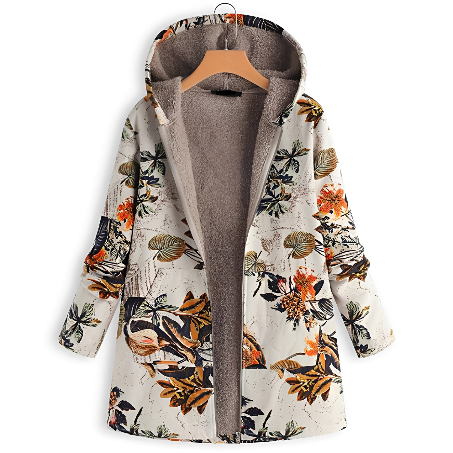Stylische Damenjacke mit Muster Vintage Look