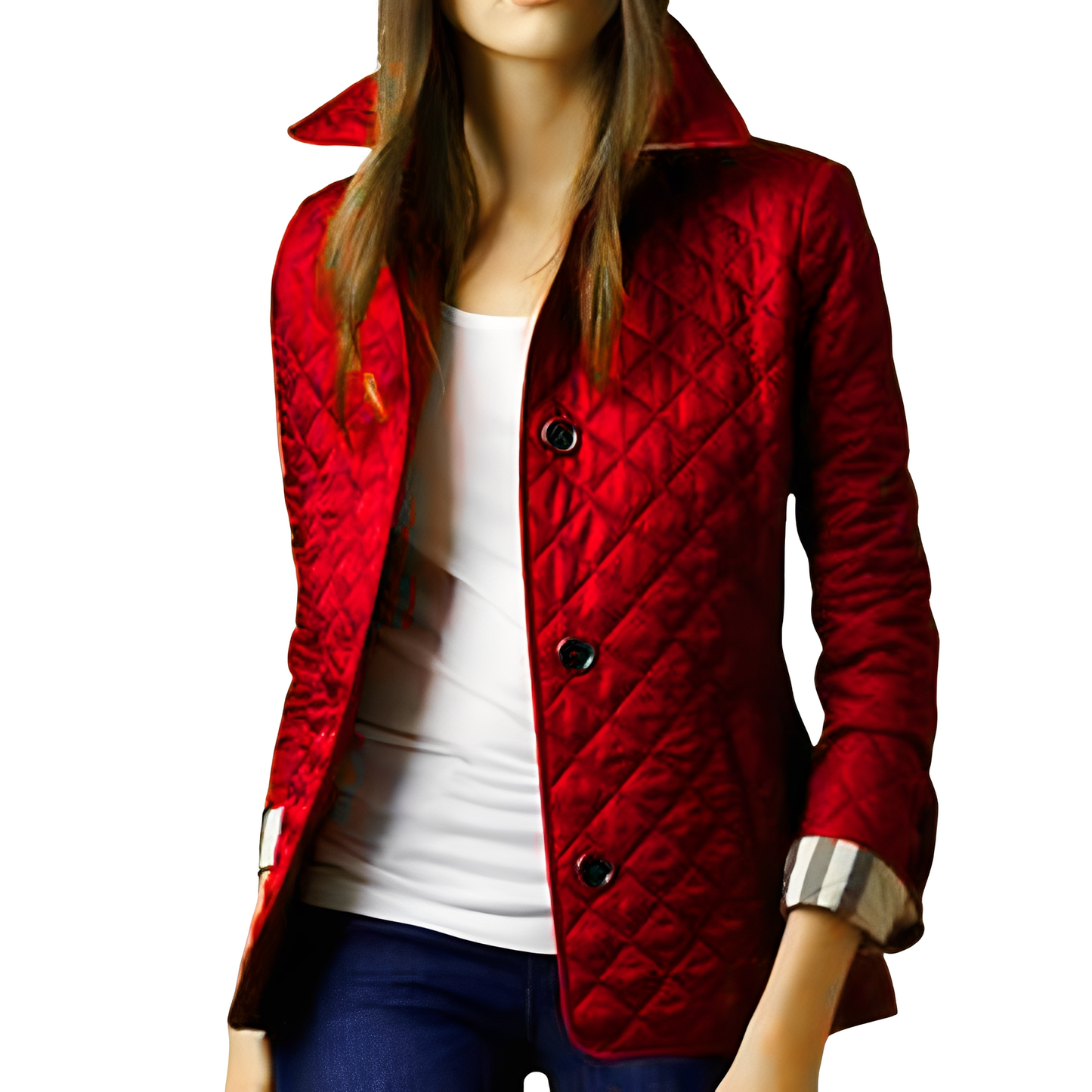 Moderne Herrenjacke Slim Fit Knöpfe