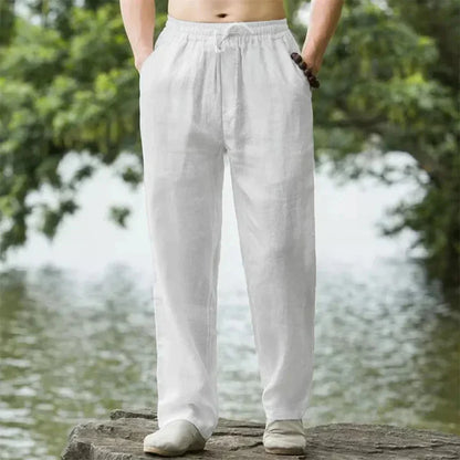 Leinenhosen Herren Sommer Freizeit