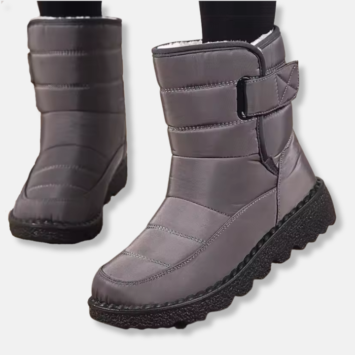 Winterstiefel Damen Knöchellang Gepolstert Rutschfest