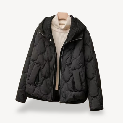 Winterjacke Damen Warm Gesteppt Mit Kapuze