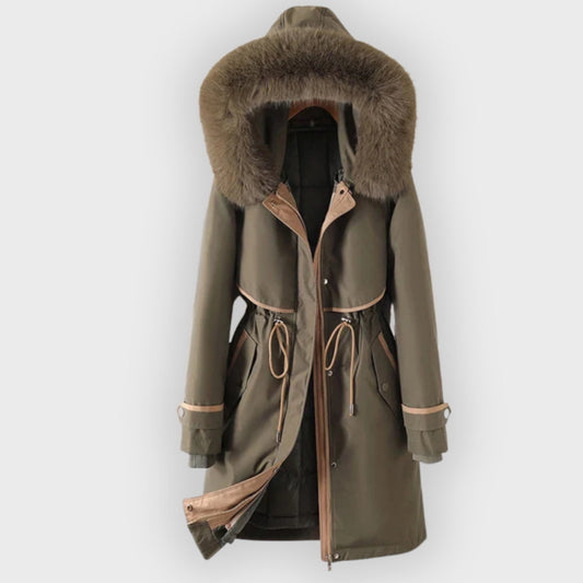 Warme Winter-Parka mit Daunenfüllung - IdealeKleiden