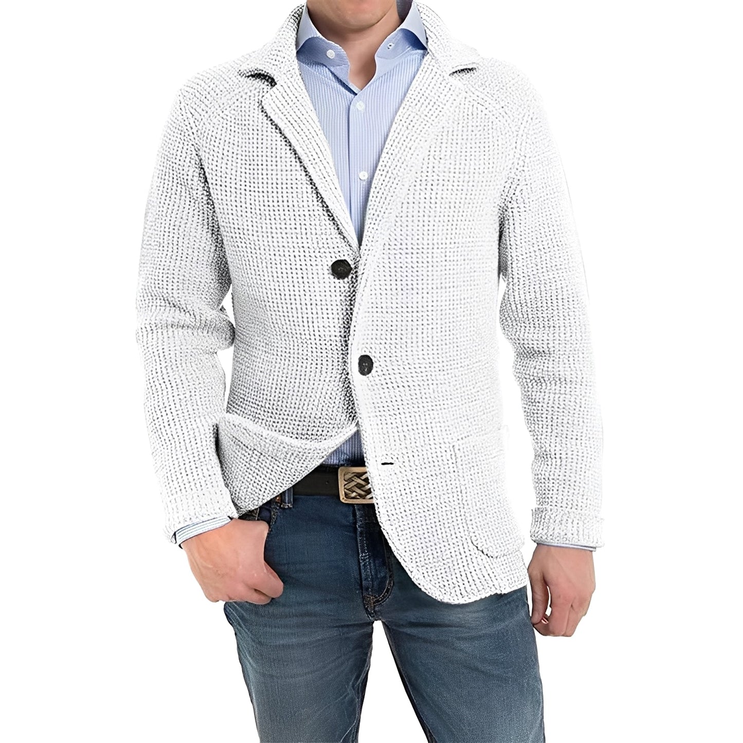 Stilvolle Herrenjacke mit Klapptaschen