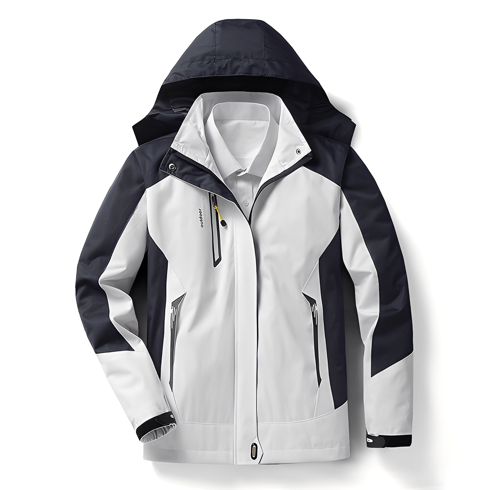 Herren Freizeitjacke Warm Kapuzenjacke Outdoor - IdealeKleiden