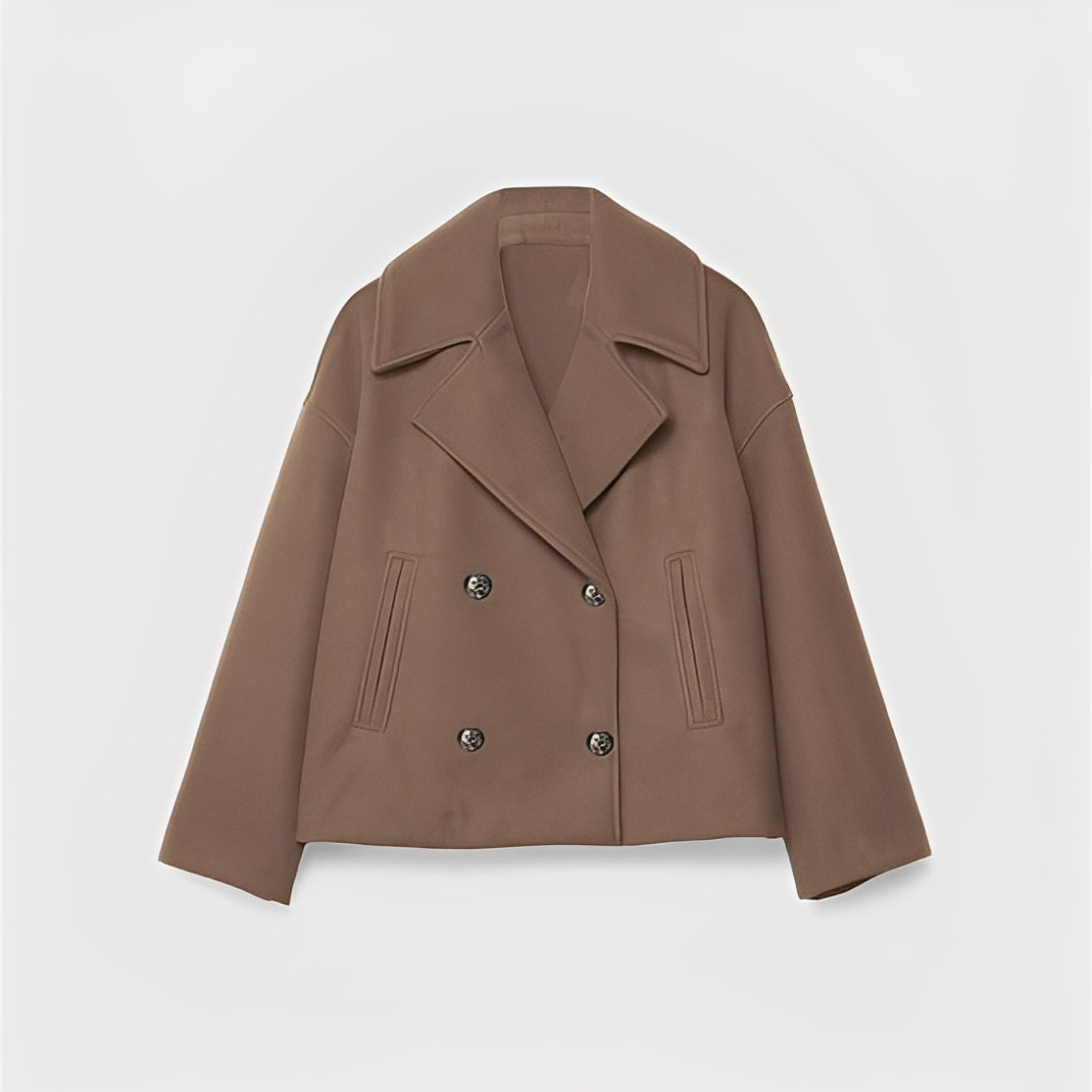 Bequeme Kurzjacke Damen Freizeit Style