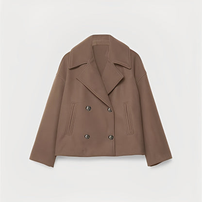 Bequeme Kurzjacke Damen Freizeit Style