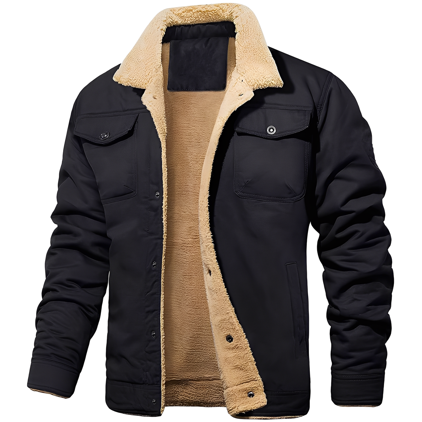 Bequeme Fleecejacke Herren Freizeit