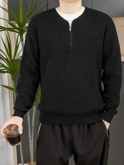 Stilvoller Streifenpullover Herren