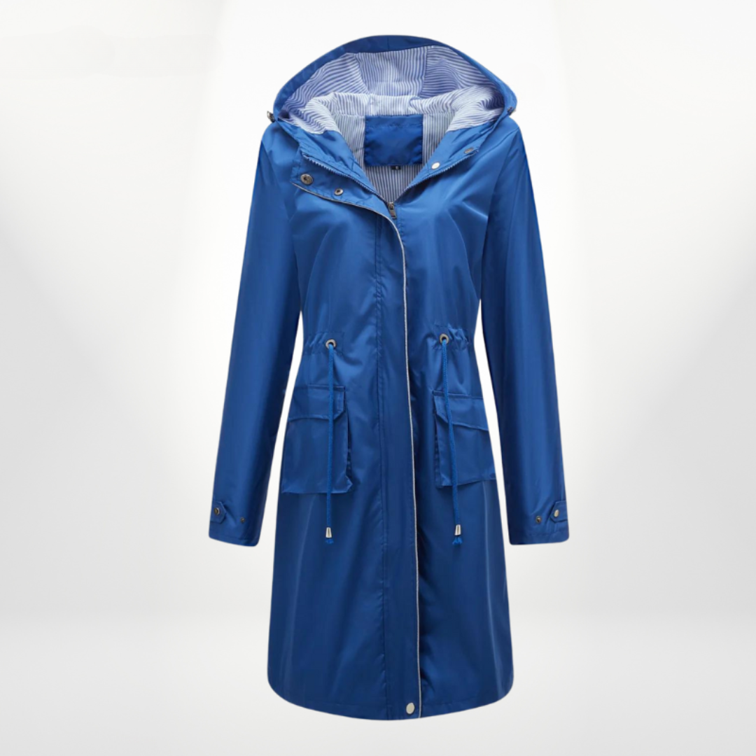 Wasserdichte Trenchcoat Damen Lang