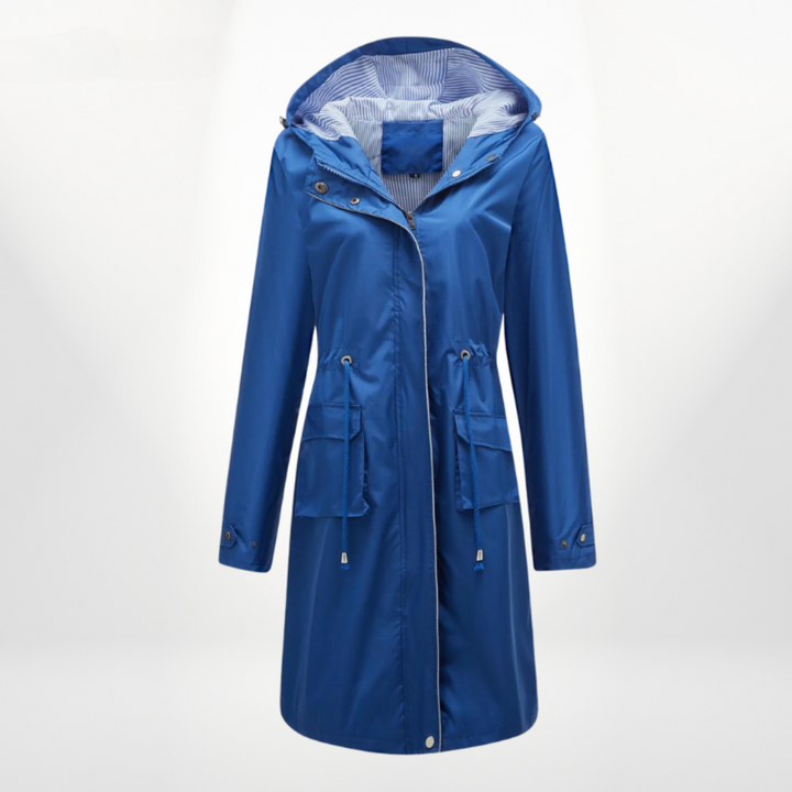 Wasserdichte Trenchcoat Damen Lang