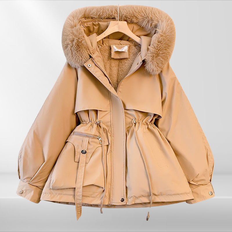 Winterjacke Damen mit Abnehmbarer Kapuze
