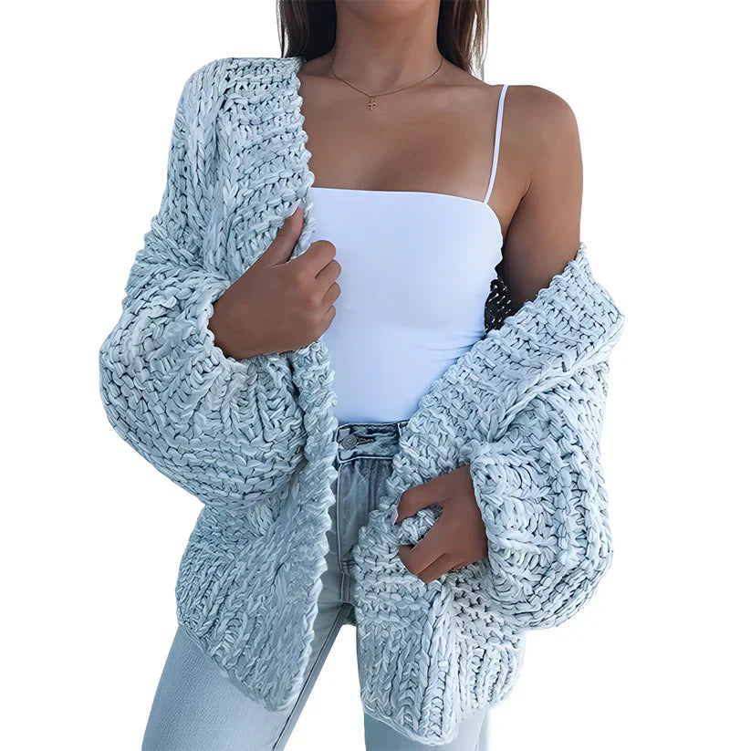 Damen Plüschpullover Groß Oversize