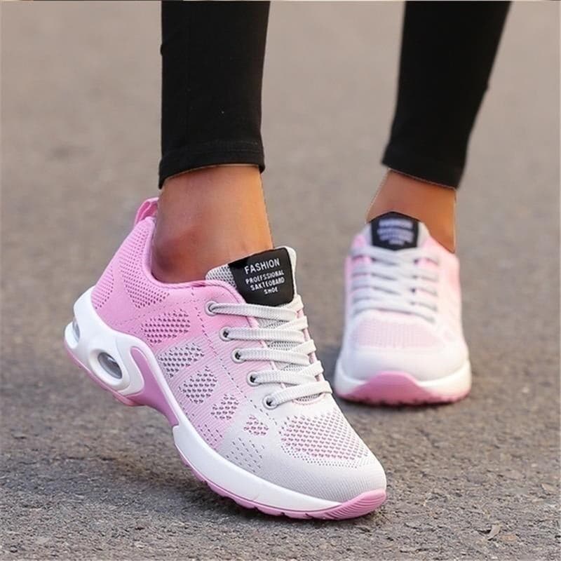 Bequeme Sneaker Atmungsaktiv Mesh Schuhe