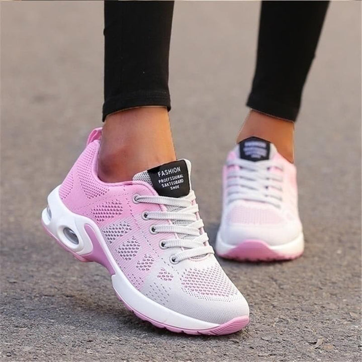Bequeme Sneaker Atmungsaktiv Mesh Schuhe
