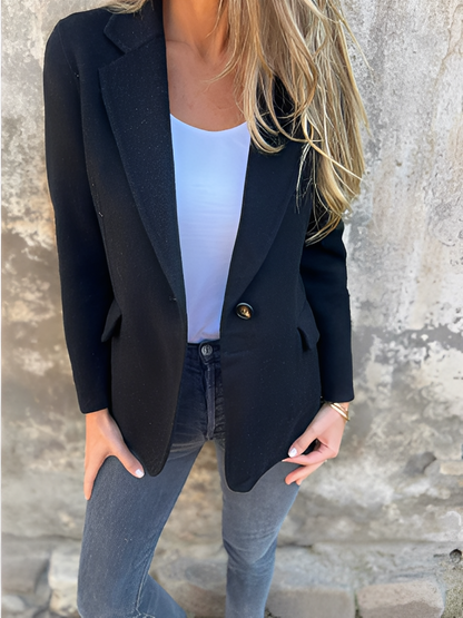 Stilvoller Wollblazer Damen Modern Design