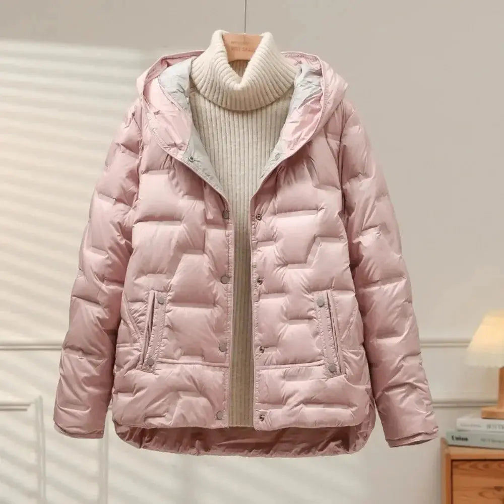 Winterjacke Damen Warm Daunenfüllung